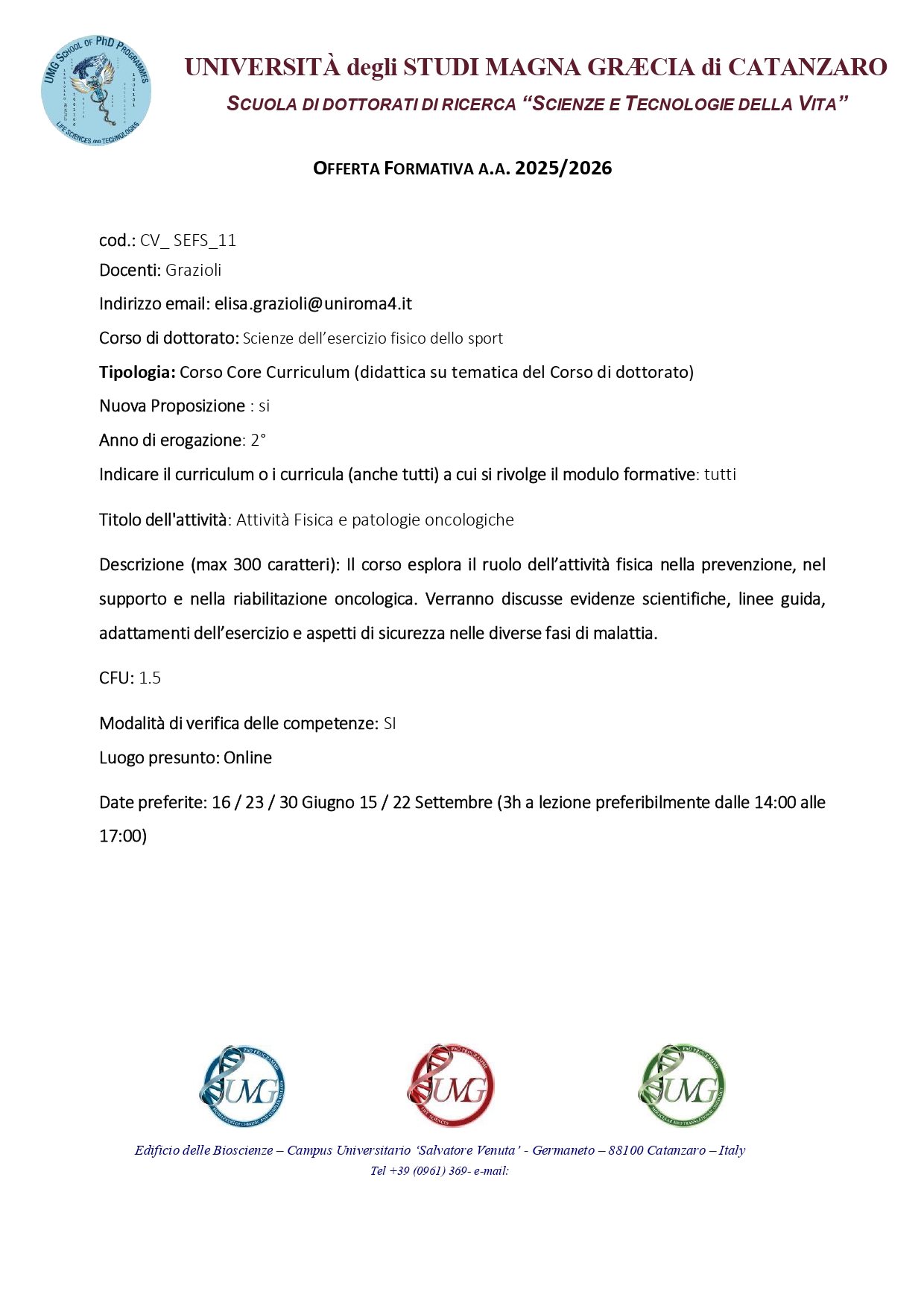 CV_ SEFS_11- Attività Fisica e patologie oncologiche