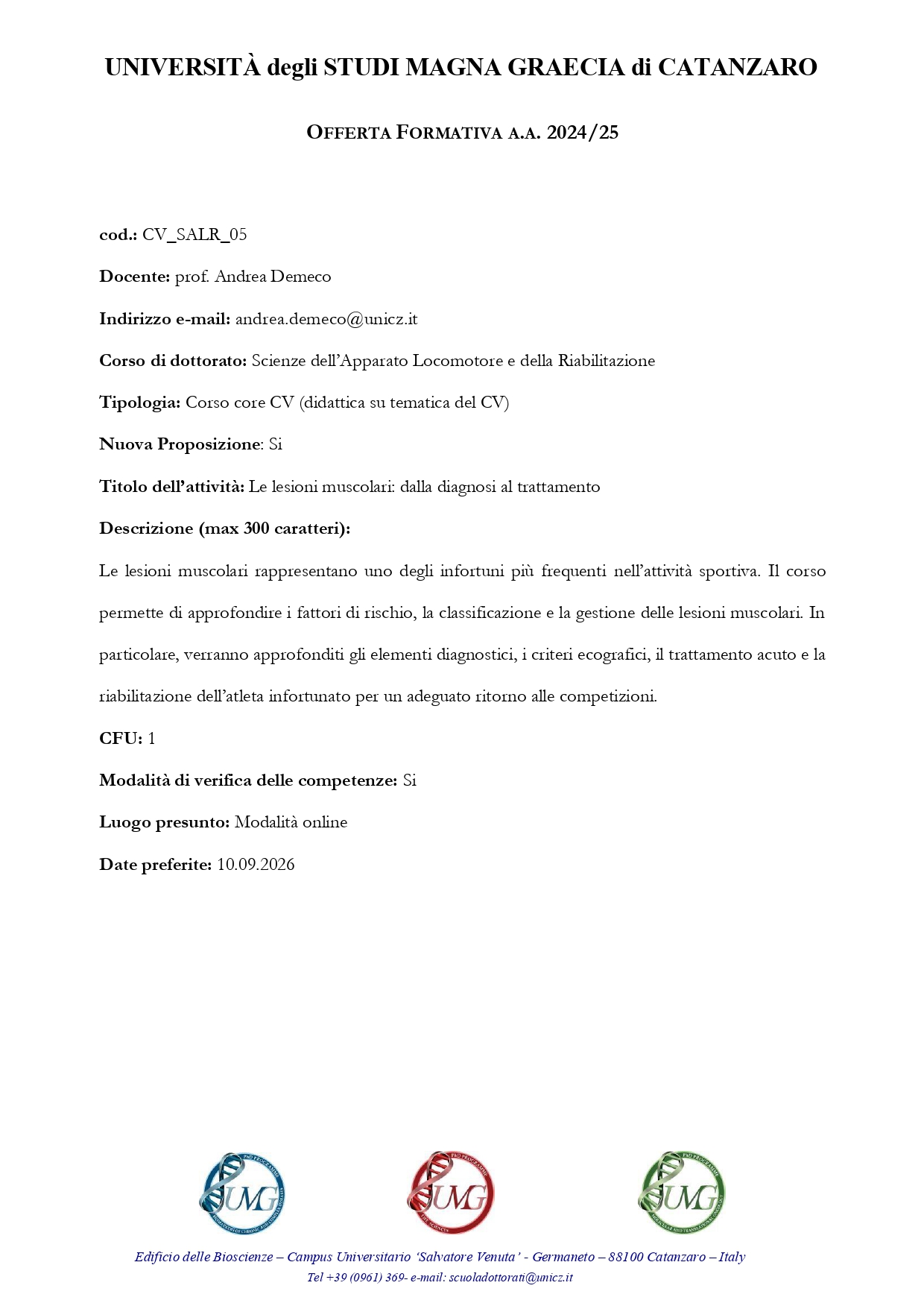 CV_SALR_05- Le lesioni muscolari: dalla diagnosi al trattamento